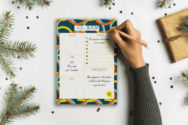 Planner produzido pela Raizler