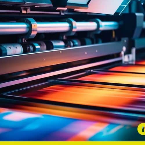 IMPRESSÃO UV MÁQUINA IMPRIMINDO NA GRÁFICA