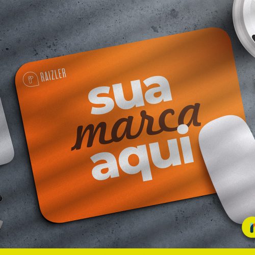 Combine a Sua marca com o Mouse Pad da Raizler